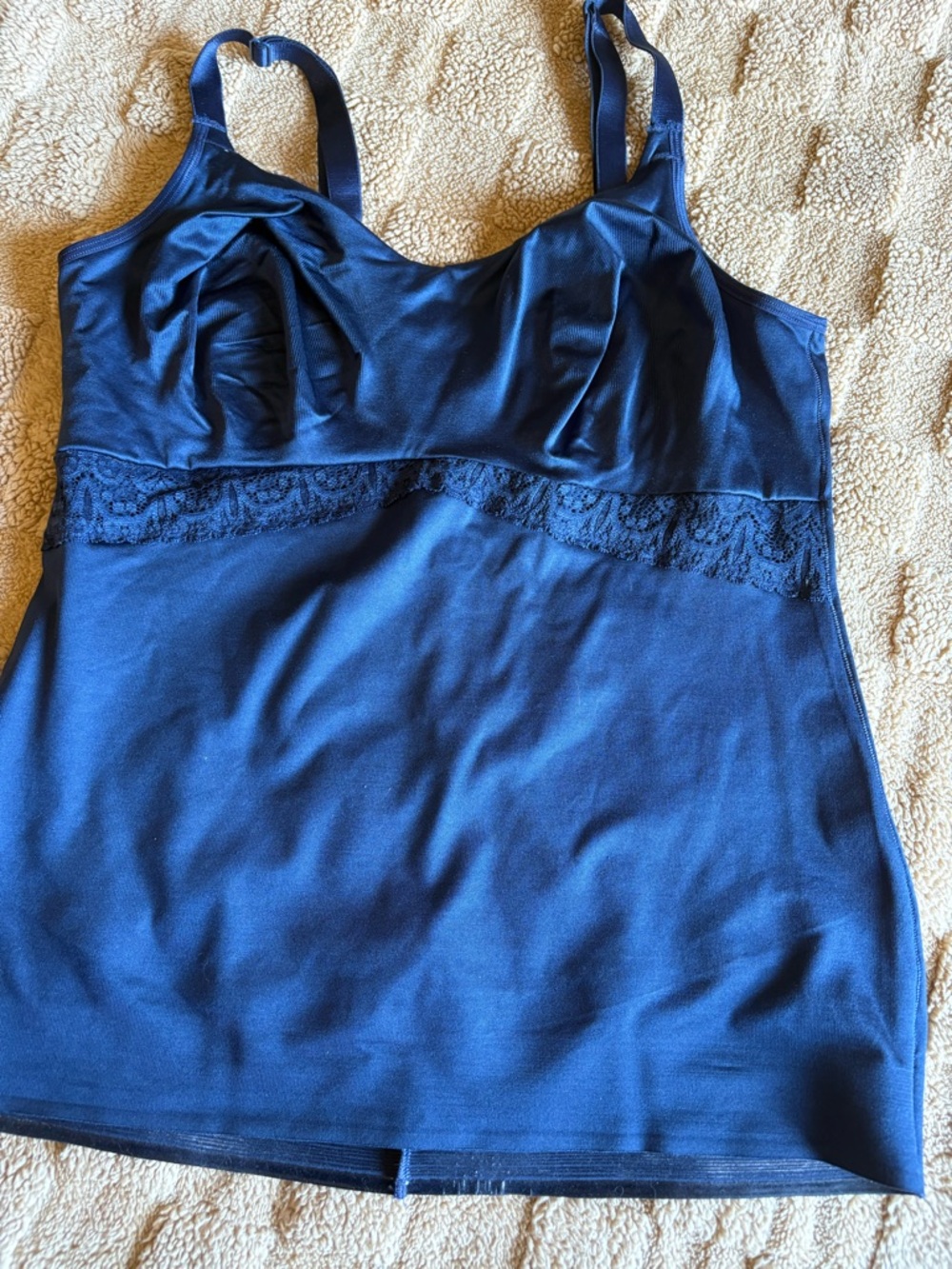 Ruby Ribbon Navy Blue Shapewear Cami